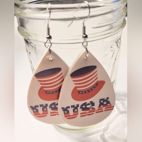 Jewelry - earrings USA dangle teardrop New d71